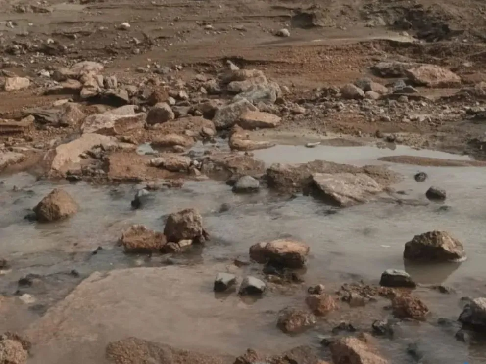 En caso de no poder evitar el desplazamiento, recomiendan mantener una velocidad moderada. (Foto Vialidad Rionegrina)