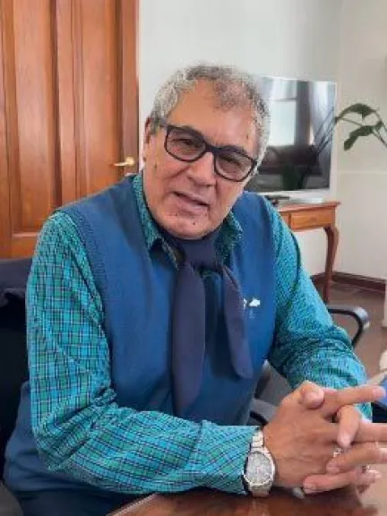 Durante la semana, el intendente Petricio adelant&oacute; junto al gobernador las obras que se proyectan para el 2026. Foto Gobierno RN (captura).