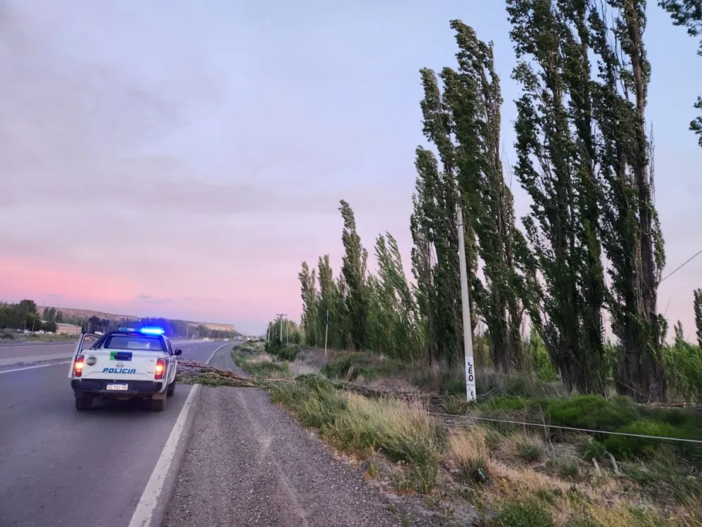 En el caso de Regina los barrios ubicados en el sector oeste fueron los que se vieron afectados por el corte de luz. Foto gentileza. 