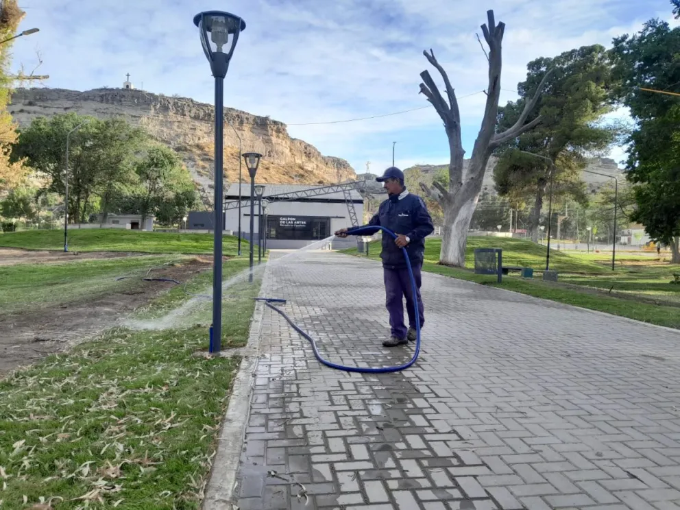 El viento seguirá, pero ya no con tanta intensidad. Empieza a subir el termómetro. Foto LCR. 