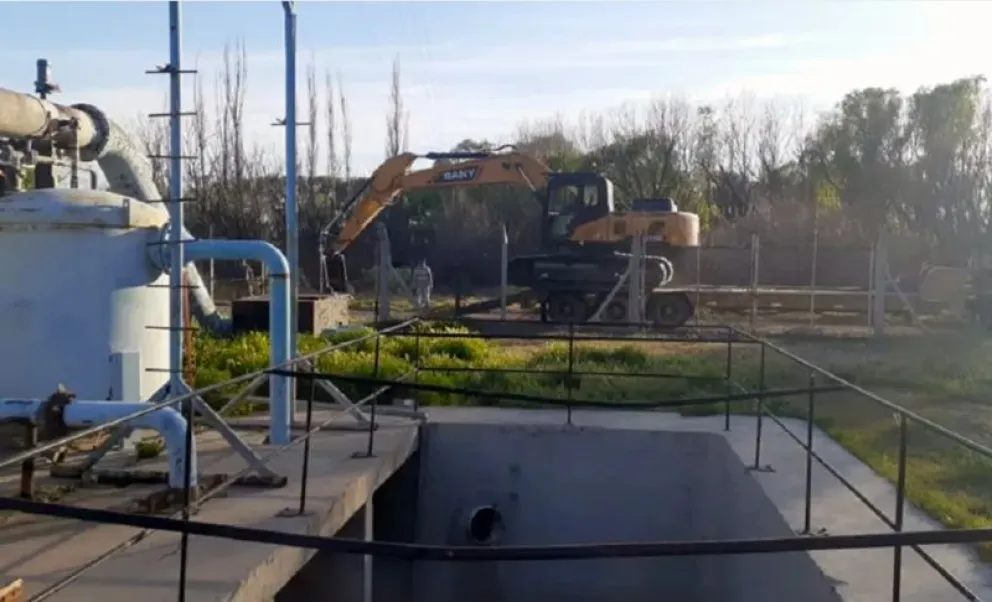 En la planta de captación de agua ubicada en la calle Juan XXIII se produjo la rotura de bombas. Foto: archivo