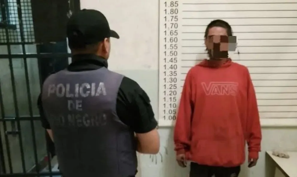 El mismo aguarda la formulación de cargos. Foto: gentileza Policía de Rio Negro