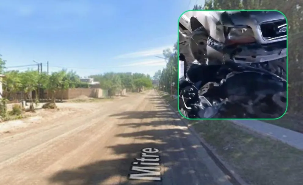 El hecho de tránsito ocurrió en horas cercanas a la medianoche del pasado martes en Mitre y Betancour. Foto gentileza y google maps (captura).