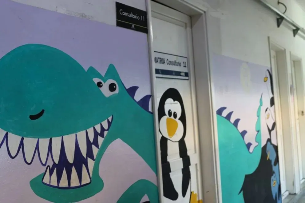 El área de pediatría del hospital de Roca registró una suba de casos de tos convulsa. Foto: Tania Domenicucci - ANRoca