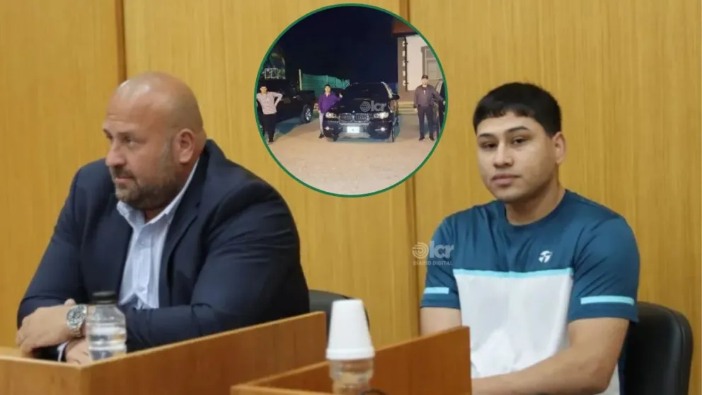 El abogado defensor Michel Richman durante la audiencia en la que intentó relativizar el poder adquisitivo del imputado con una comparación personal, en el debate por la prisión preventiva. Foto: Tania Domenicucci - ANRoca