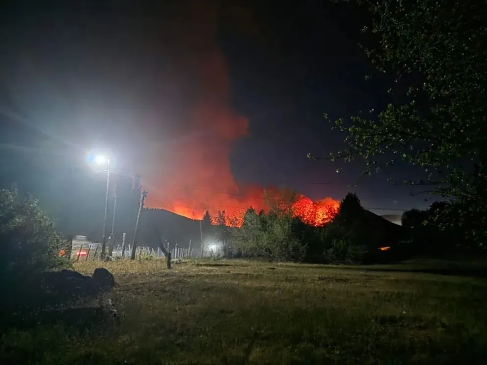 No es la primera vez que esa zona se ve afectada por un incendio forestal. Foto: El Cordillerano