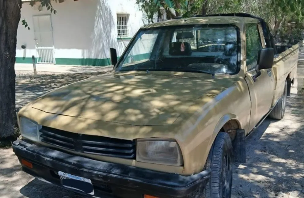 La policía detectó la adulteración de la numeración del motor y el vehículo quedó secuestrado. Foto: gentileza