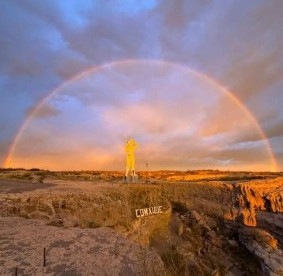 Hoy será otro día con clima sofocante. A partir de mañana desciende paulatinamente la temperatura. Foto gentileza lectora.
