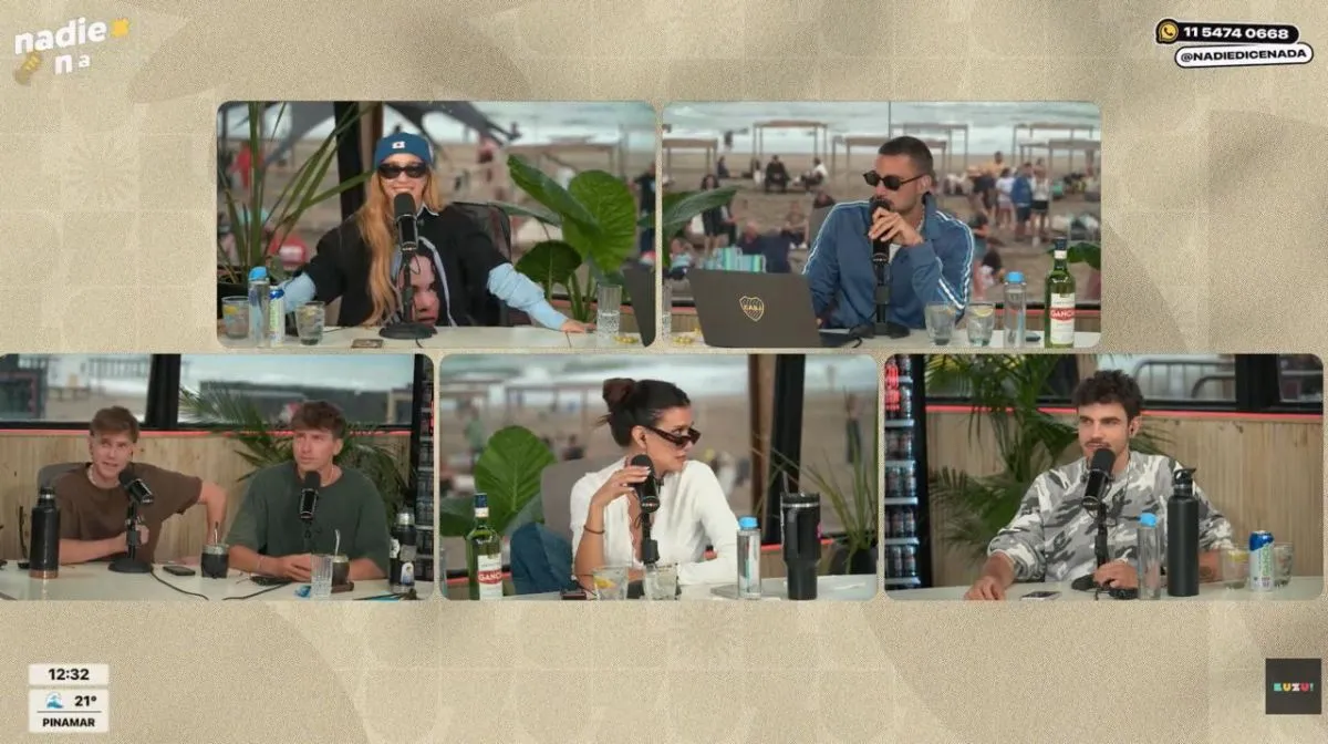 El momento ocurri&oacute; en el minuto 2:13:36, mientras los conductores realizaban un juego. Foto: Captura