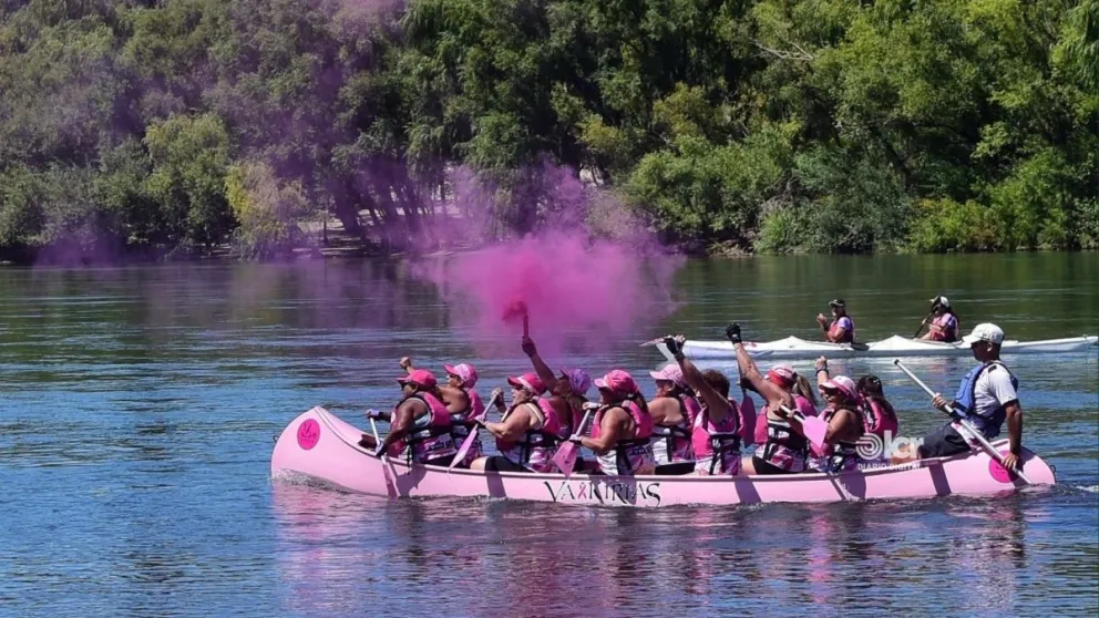 La tercera bajada fue un éxito y convocó a más de 300 personas. Fotos: Celeste Cerezuela- LCR