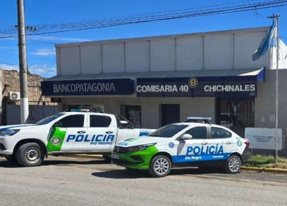 A partir de la denuncia radicada en la Comisaría 40 se inició una investigación por robo calificado. Foto Policía RN.