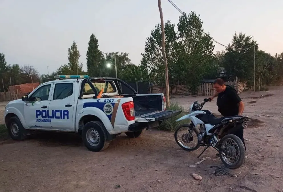 Según pudo corroborar la policía, el rodado había sido robado esa misma mañana. Foto: Gentileza