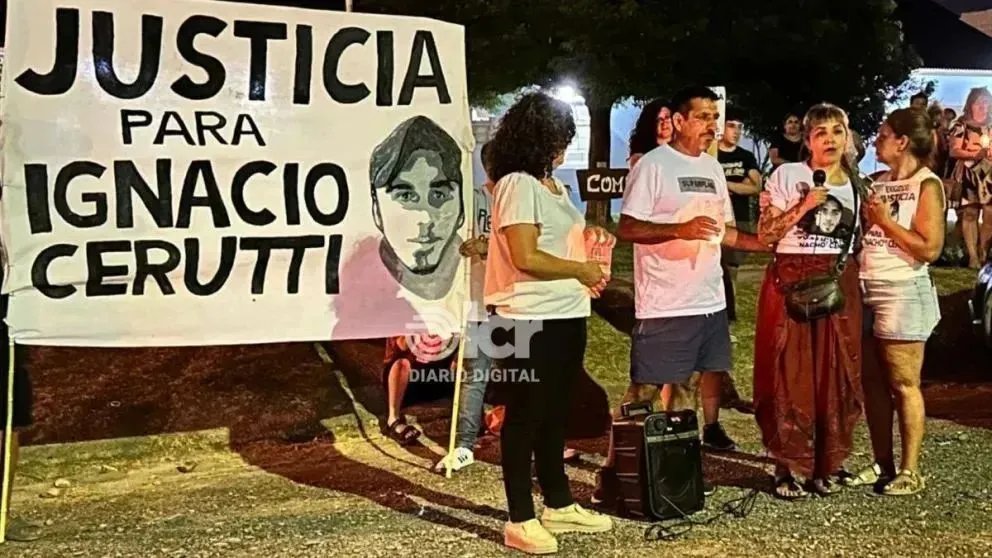 Se cumplió un año de la muerte de Ignacio "Nacho" Cerutti en la Comisaría 35 de Regina y se mantiene vigente el pedido de justicia de los familiares. Foto: archivo