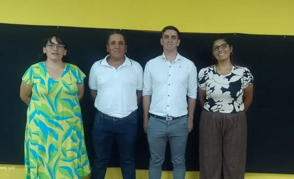 Los integrantes del Concejo Deliberante junto al intendente Lucas Gonzáles abrirán el período de sesiones ordinarias en Chichinales. Foto: gentileza
