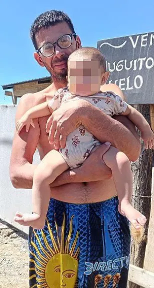 Despu&eacute;s de la exitosa operaci&oacute;n, t&iacute;o y sobrina se reencontraron en Regina. Foto gentileza.