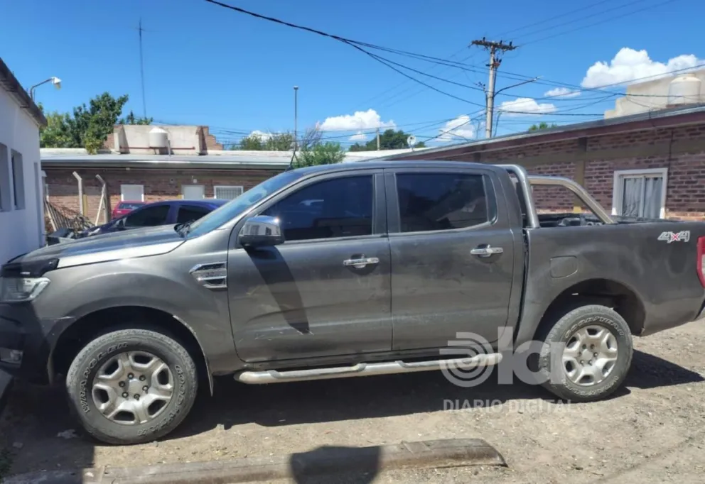 La Ford Ranger fue robada hace un año. Foto Policía RN