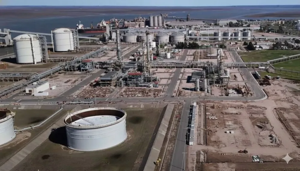 Planta Compañía Mega de Bahia Blanca.