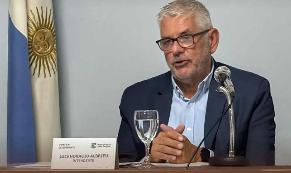 El intendente Luis Albrieu encabezará el acto de apertura de sesiones del Concejo Deliberante de Regina. Foto: archivo