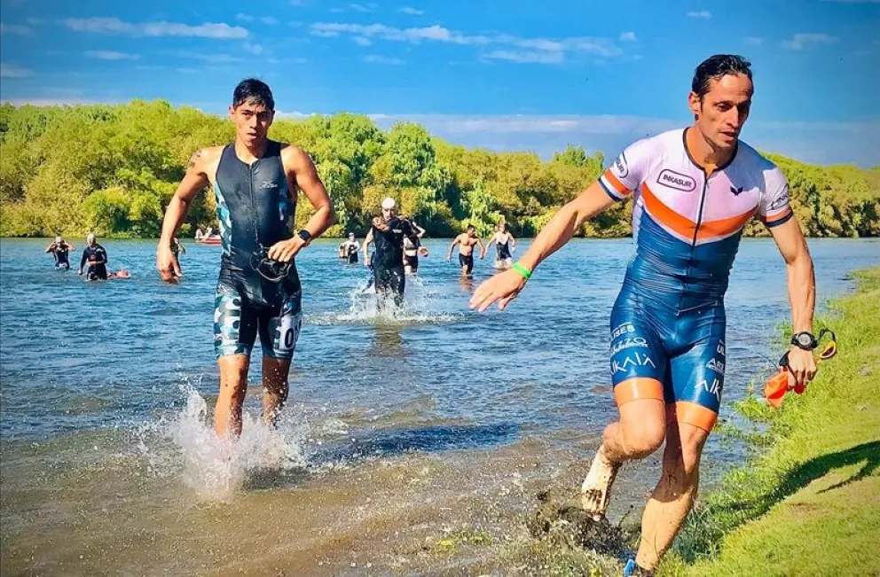 El domingo en el Club Caza y Pesca se correrá una nueva edición del Tria de Huergo. Foto: archivo