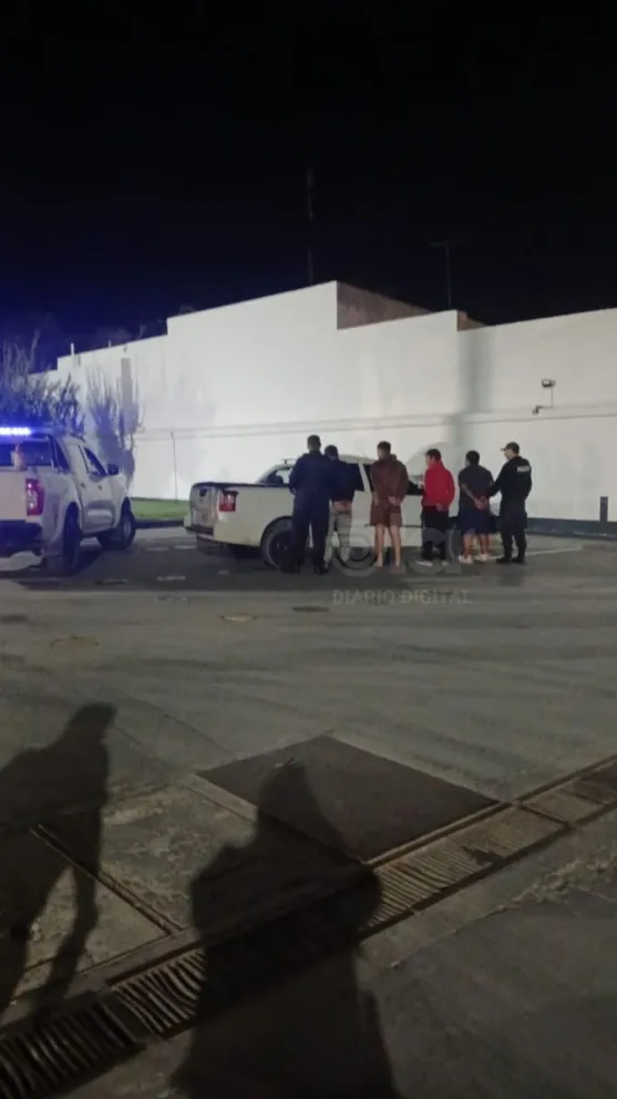 La aprehensión ocurrió en horas cercanas a la medianoche de ayer. Foto Policía RN.
