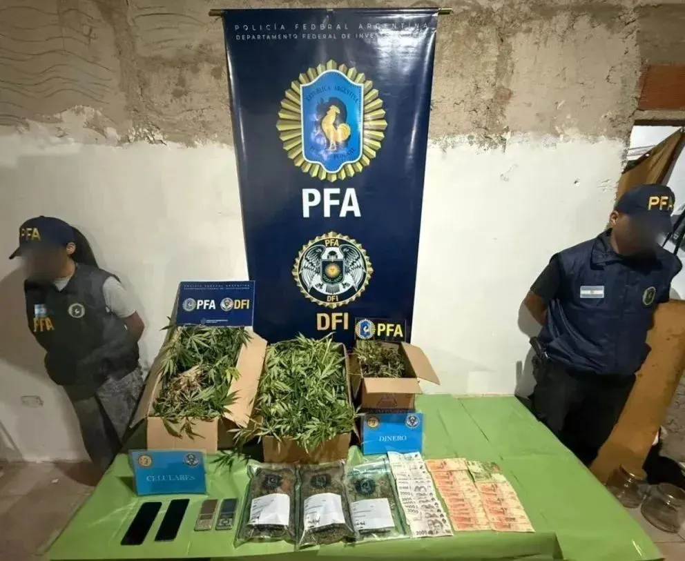 La organización delictiva utilizaba la aplicación Telegram para contactar a los clientes y coordinar las entregas. (Foto: Gentileza)