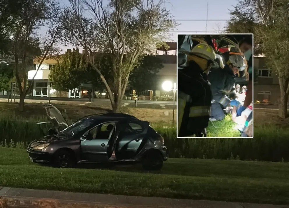 El hecho de tránsito sucedió en calle Florencio Sánchez a las 3. Foto gentileza.