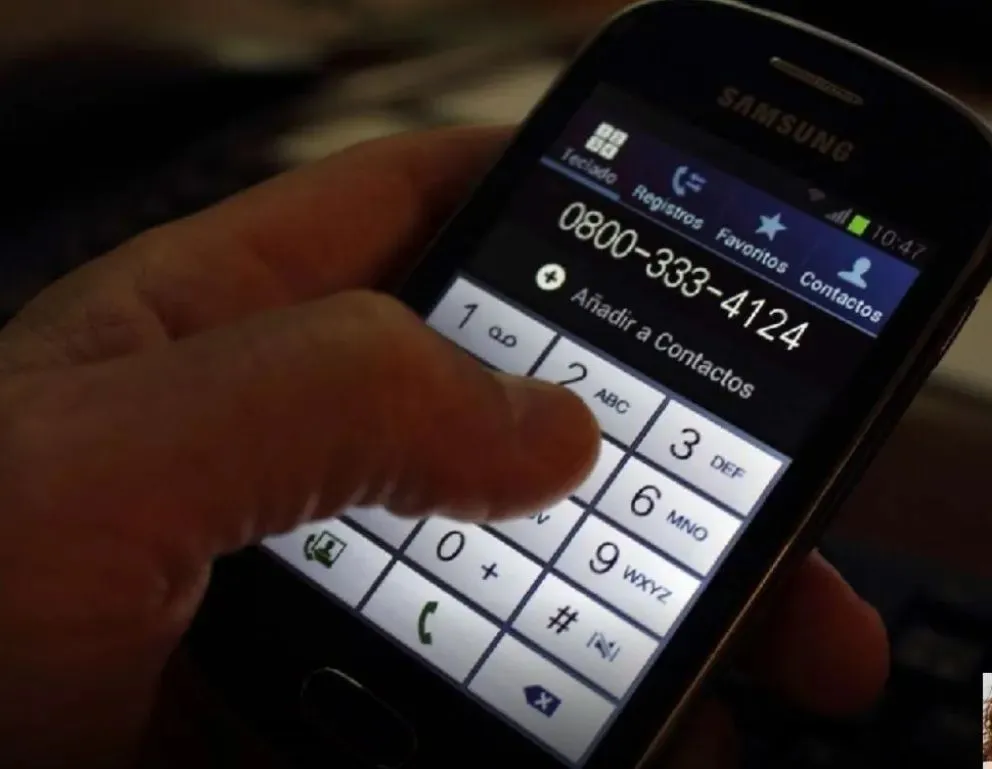 La línea 0800-333-4124 funciona en todo Río Negro para denunciar de manera gratuita y anónima la venta de sustancias ilícitas. Foto: Policía