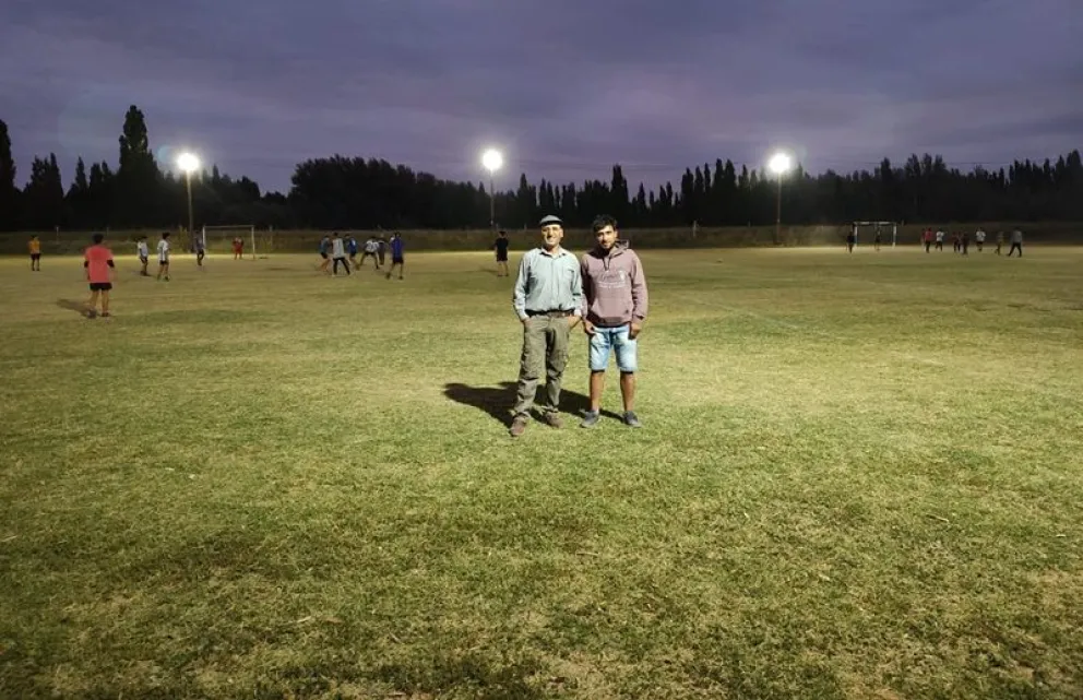 El predio deportivo Las Acacias es utilizado tanto para actividades deportivas como para las sociales y culturales de la localidad. Foto: archivo