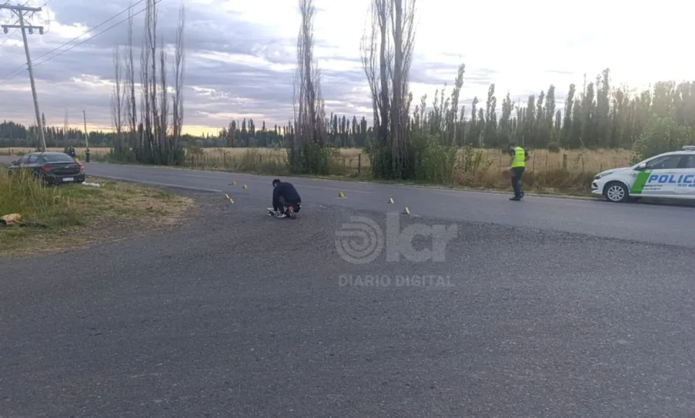 El hecho vial sucedió en la intersección de las calles 4 y 5 de la zona rural. Foto gentileza.