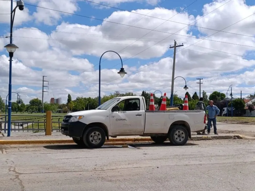 La ejecución del Plan Director de Desagües Cloacales comenzó en junio de 2023, con fondos nacionales. (Foto: Tania Domenicucci. ANRoca)
