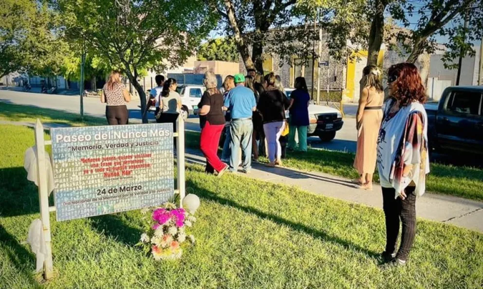 El acto es para recordar los 50 años del golpe militar y mantener vivo el reclamo por Memoria, Verdad y Justicia. Foto: archivo