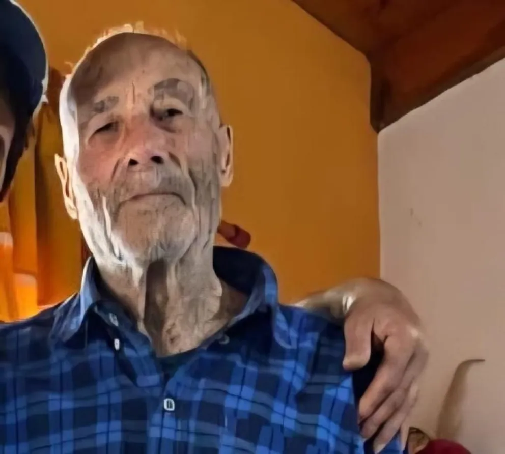 Benigno Rivarola fue visto por última vez anteayer en una gomería de la localidad. Foto Policía RN.