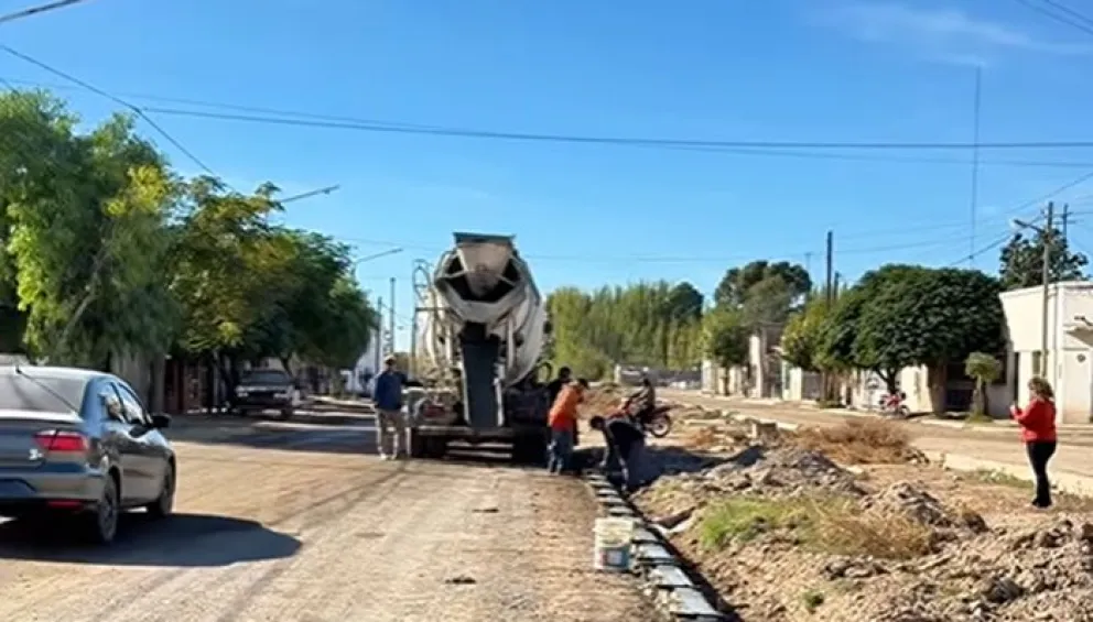 Para junio se prevé la inauguración de los trabajos de mejora en el sector del desagüe pluvial de la calle Antártida. Foto: gentileza
