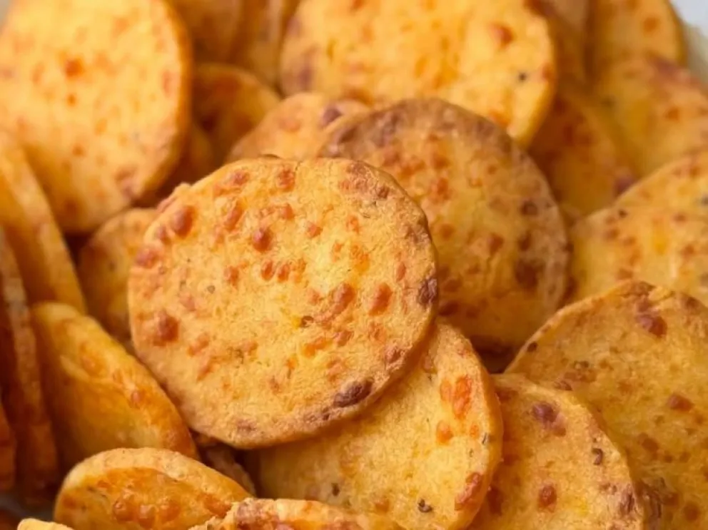 Crackers caseras en 5 simples pasos.