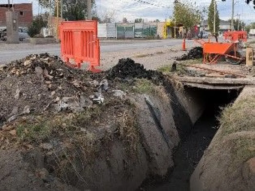 La semana próxima se realizará el reemplazo de cañerías. Foto Municipio VR.