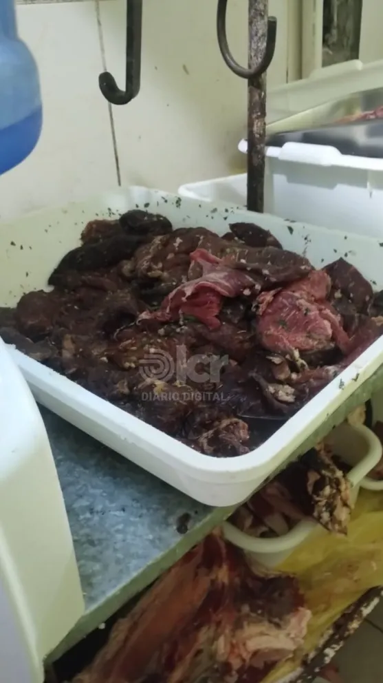 La carne decomisada no estaba apta para el consumo humano, y los comerciantes recibieron multas que serán millonarias. Foto: archivo