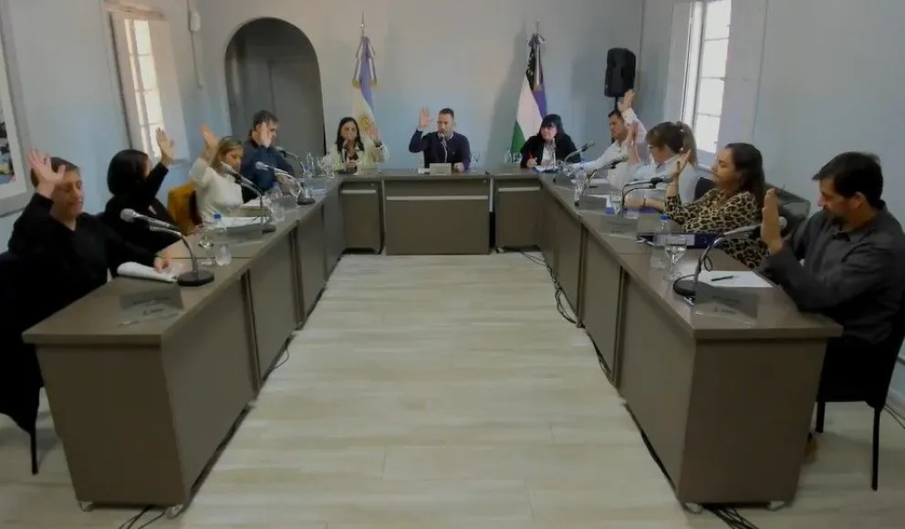 El proyecto de Resolución fue aprobado por unanimidad en la sesión ordinaria del martes. Foto CD Regina (captura). 