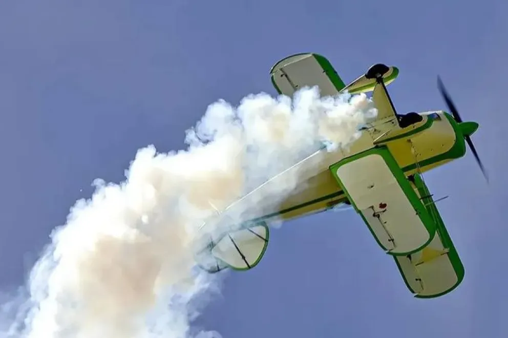 Como desde hace años no se disfrutaba habrá show acrobático en el festival programado por el aniversario del Aeroclub Villa Regina. Foto: gentileza