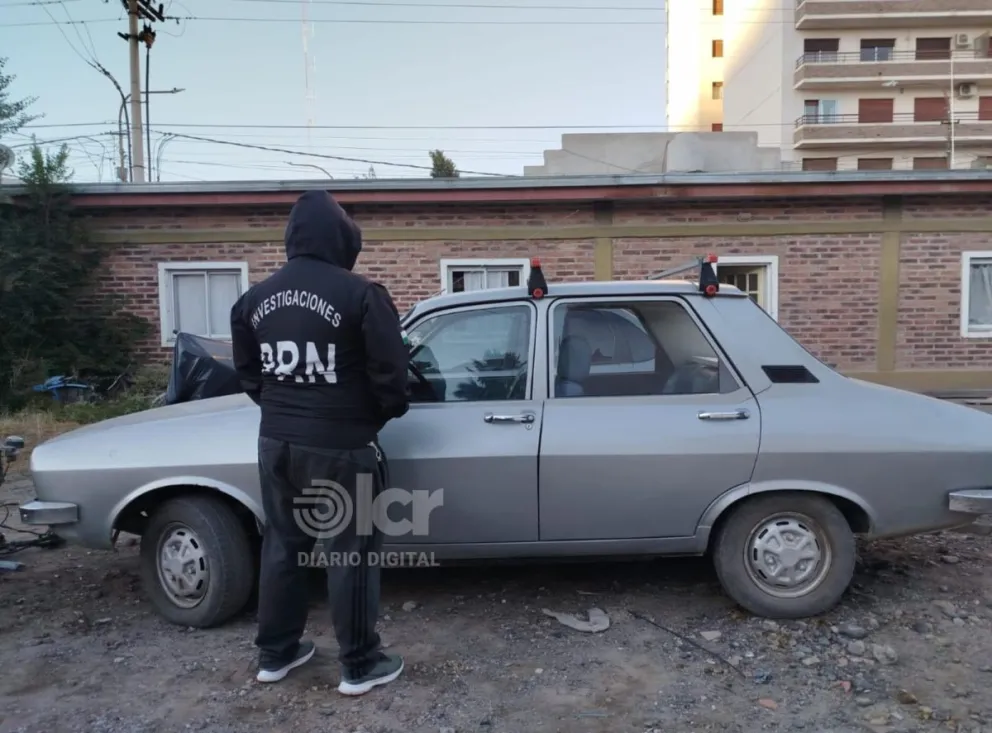 El Renault 12 fue secuestrado durante la semana. Foto  Policía RN.