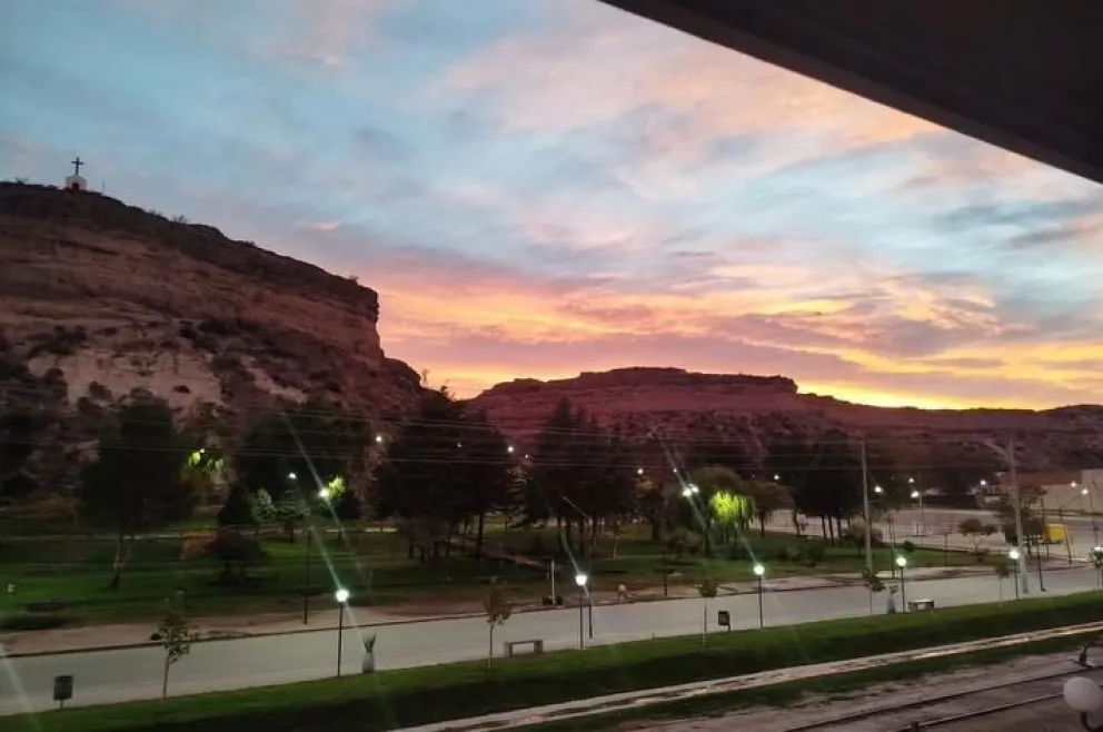 El frío se hace sentir en la región. Foto gentileza.