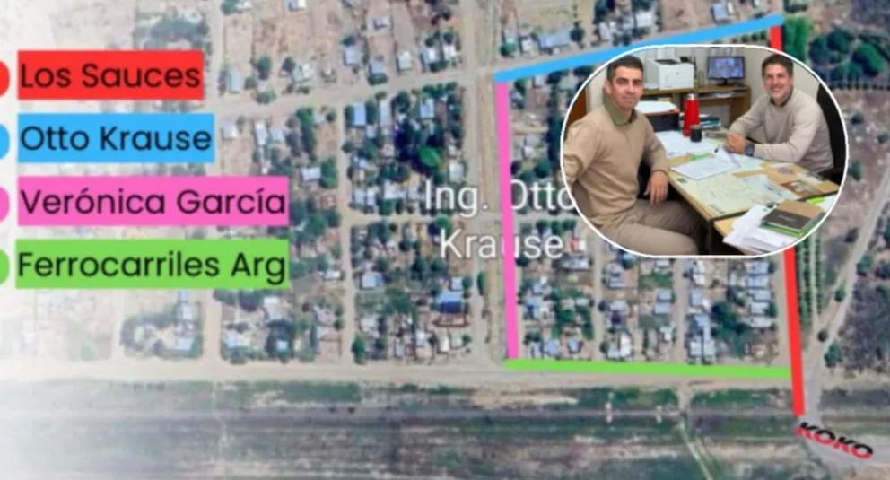 El recorrido por las calles del barrio ubicado a unos 5 kilómetros del casco urbano comenzó hoy. Fotos: Municipio. 