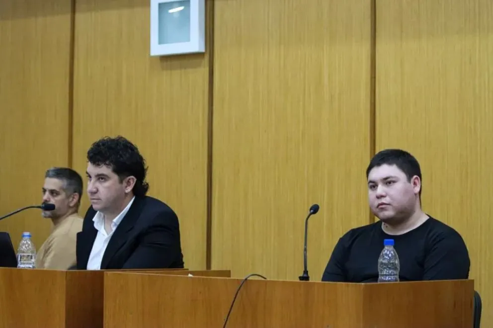 Ángelo Saúl Muñoz fue imputado este viernes como coautor del crimen de Santiago Drinovac y continuará detenido hasta septiembre. Foto: Tania Domenicucci