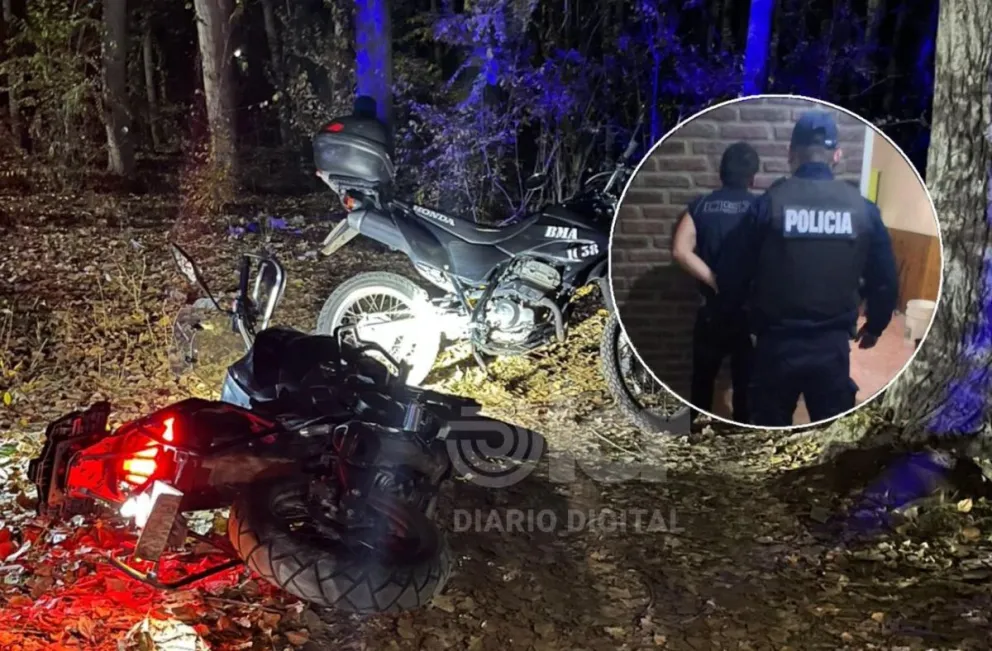 La moto Gilera Voge 500DS fue robada esta semana en Regina. Foto Policía RN.