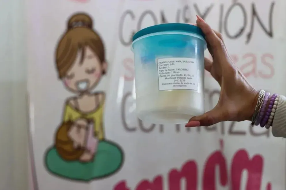 La leche que llega al hospital pasa por un proceso de pasteurización. Foto: Tania Domenicucci