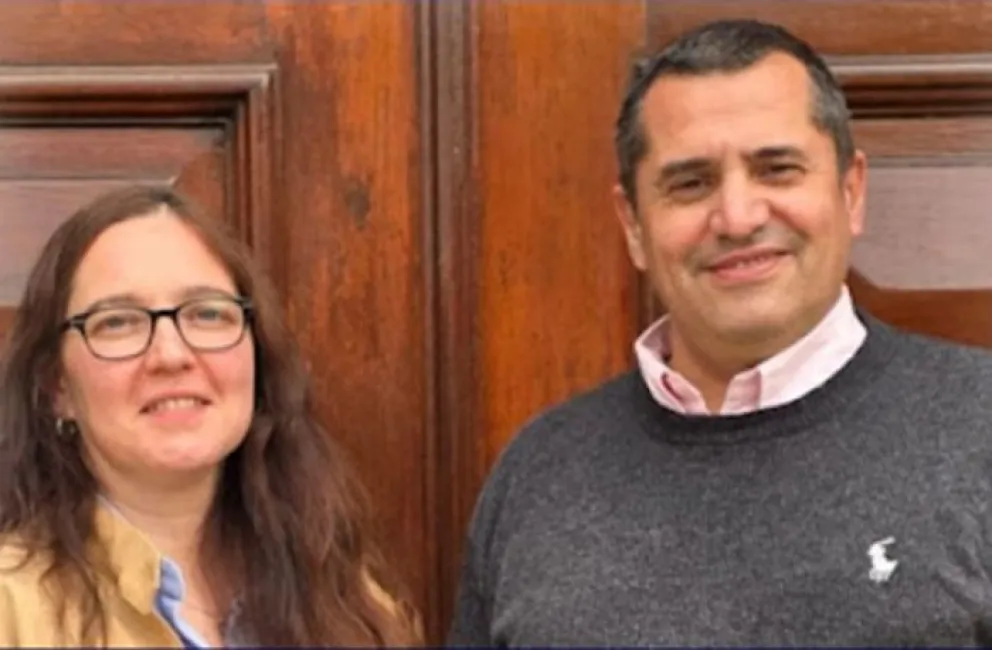 Valentín Tassile e Ivanna Milanesi continuarán como decano y vicedecana de la FACTA tras la elección de este martes y miércoles. Foto: archivo