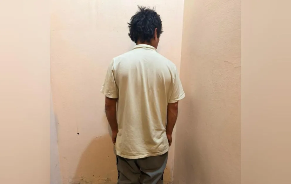 El sujeto de 37 años es de Neuquén y tiene antecedentes por robos calificados. Foto Policía RN.