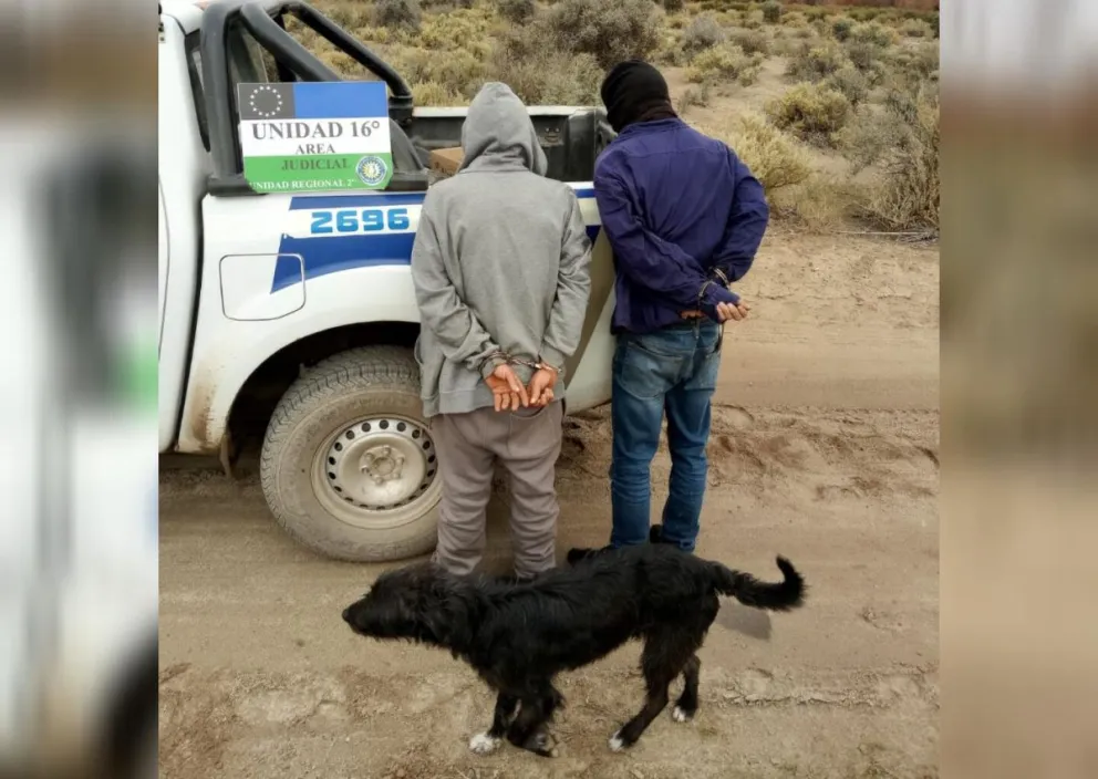 El robo ocurrió el domingo y la detención se produjo el lunes. Foto Policía RN.