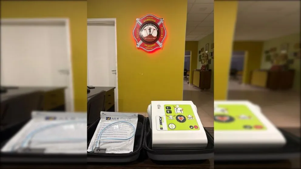 Un comerciante donó en forma anónima un equipo médico para mejorar la respuesta ante situaciones de emergencia. Foto: gentileza