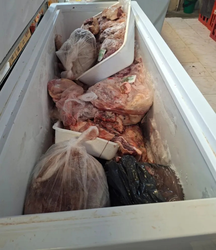 Los productos decomisados no contaban con los resguardos de seguridad alimentaria de consumo apto. (Foto: gentileza)