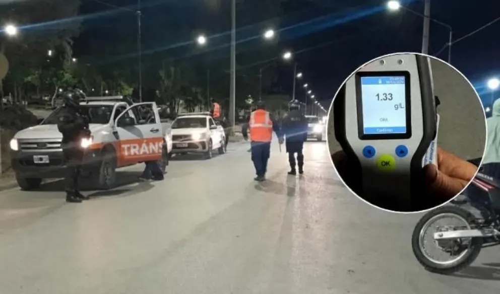 En Regina las alcoholemias positivas se detectaron el domingo. La más alta fue de 1.33 g/l. Foto archivo